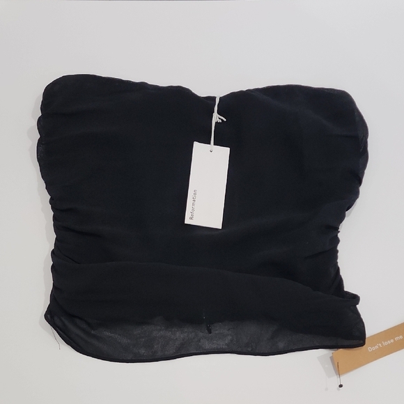 Reformation Lennon Strapless Top - Picture 1 of 10